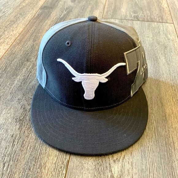 New Era 59FIFTY Texas Longhorns Gray Cap - Picture 1 of 6